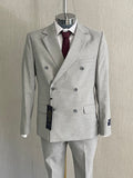 Traje Lord Jacob Cruzado Plateado
