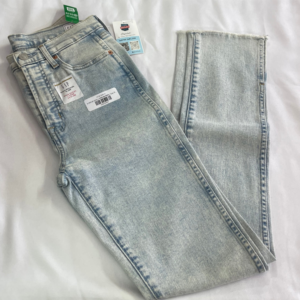 Gap Slim Jeans Dama Claro