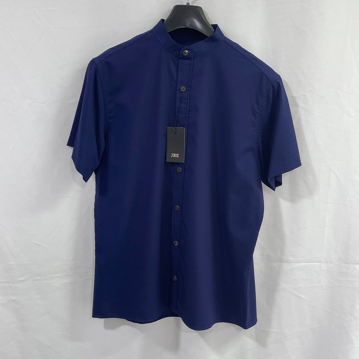 JBE Camisa Azul Marino Tela de Bamboo