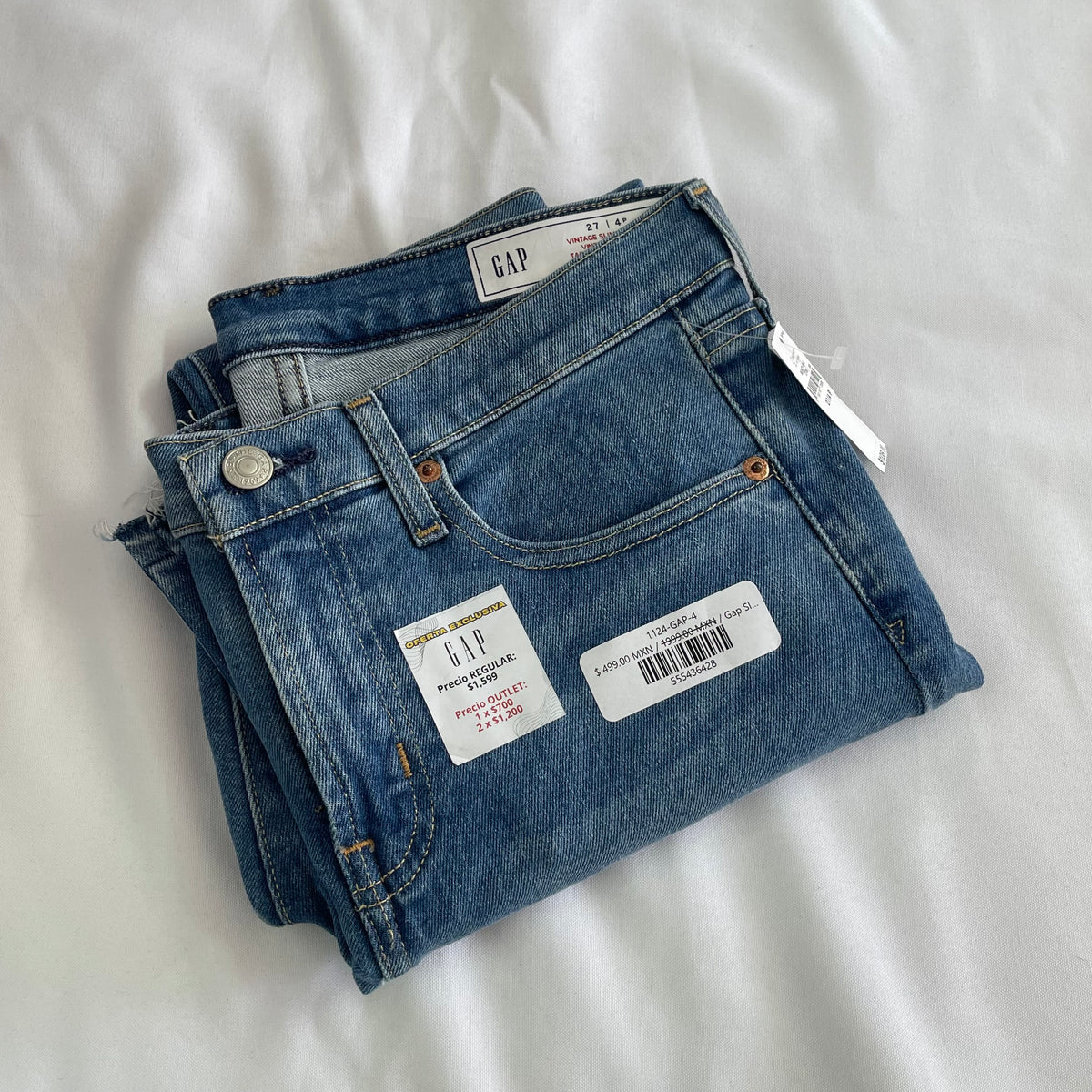 Gap Slim Jeans Dama Medio