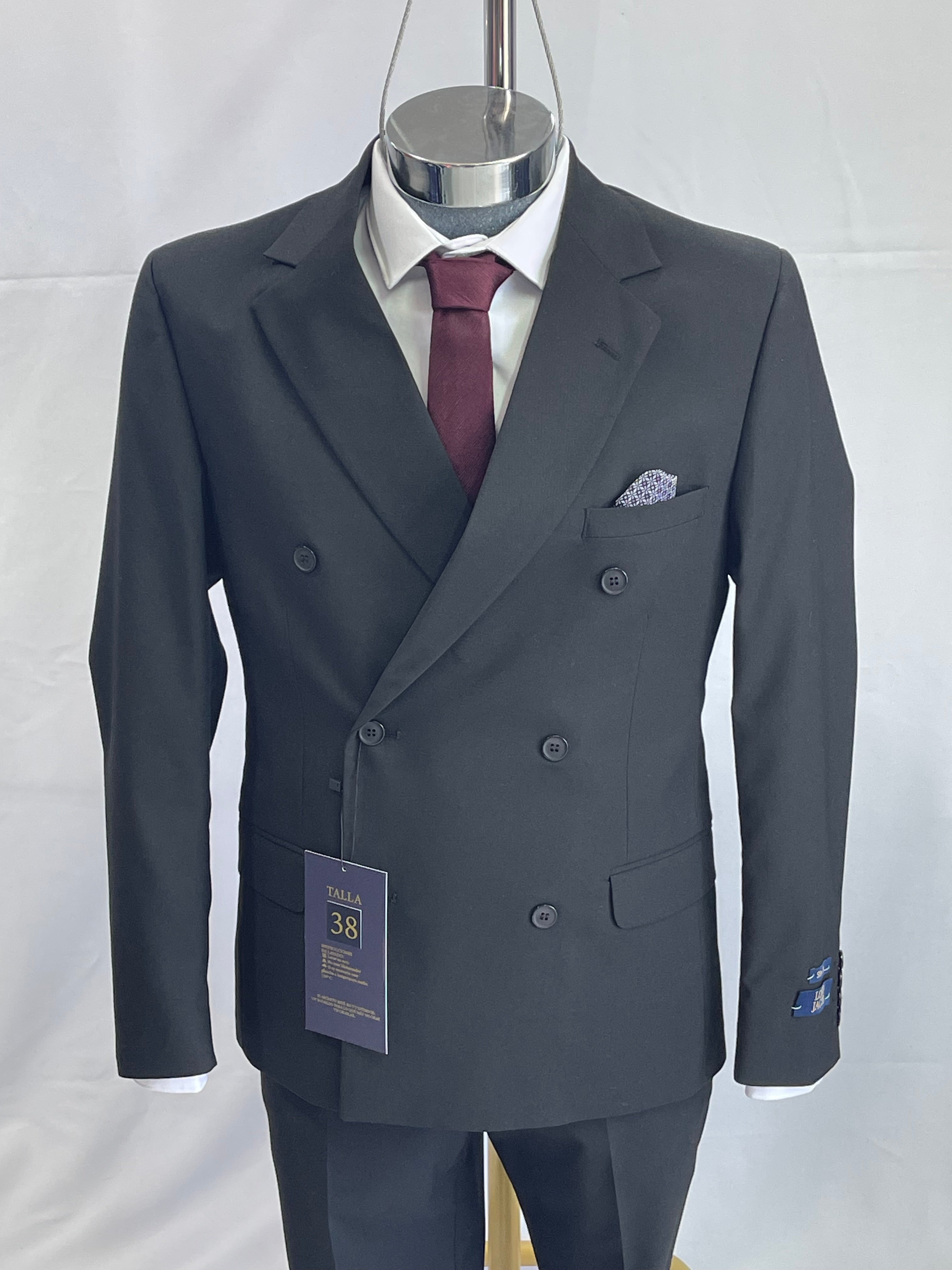 Traje Lord Jacob Cruzado Negro